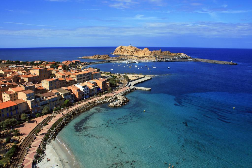 Motel Le Vieux Moulin LʼÎle-Rousse Eksteriør billede